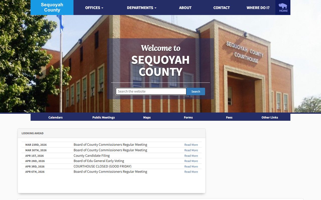 Sequoyah County government website